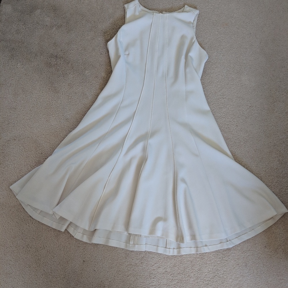 Adriana Papell White Dress